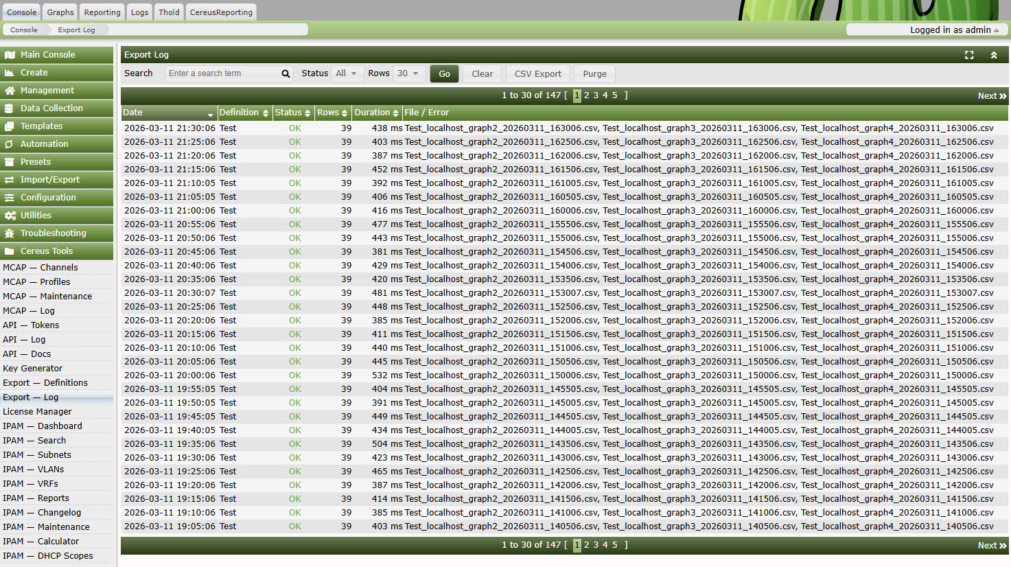 Cereus_dataexport_Logs