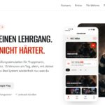 Startseite von feuerwehrlern.de mit der FeuerwehrLERN-App
